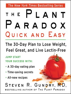 cover image of The Plant Paradox Quick and Easy
